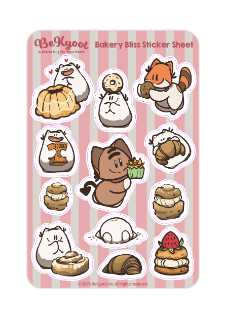 Bakery Bliss Sticker Sheet – BeKyoot