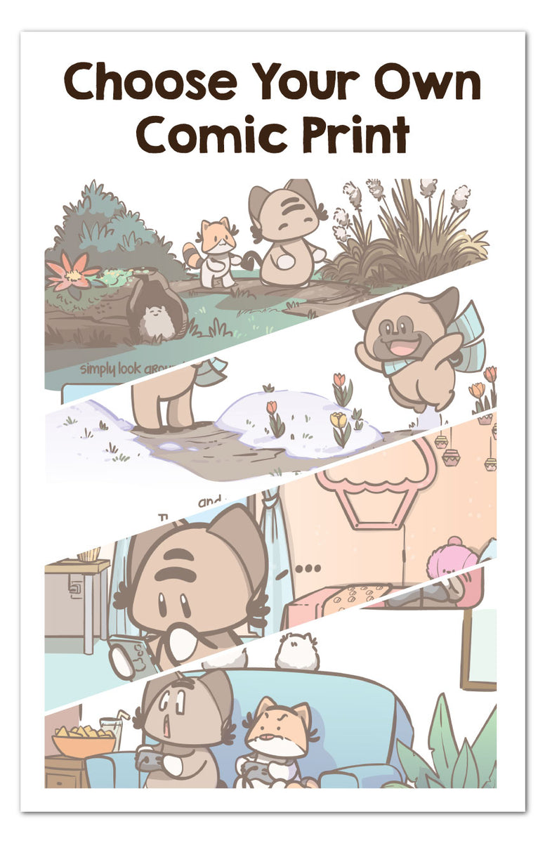 Adventure Comic Print | Funny Cute Comic Art Prints – BeKyoot