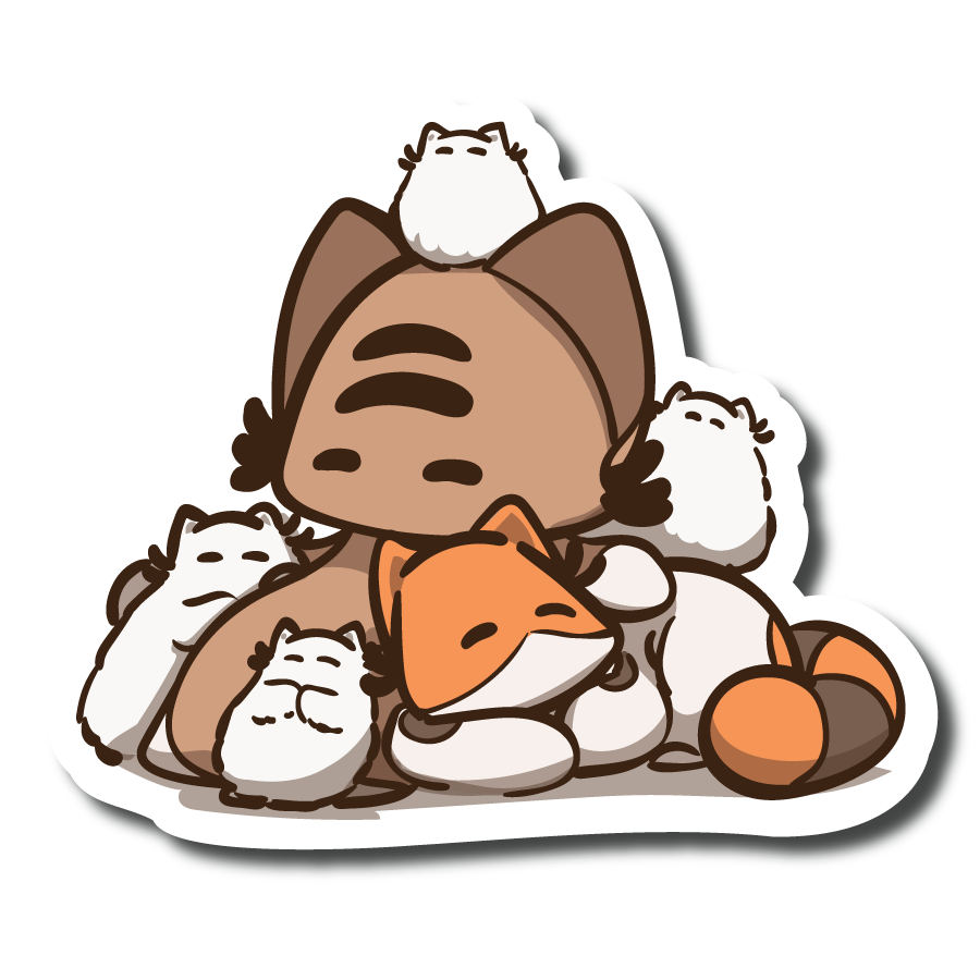 Snuggle Up Vinyl Sticker – BeKyoot